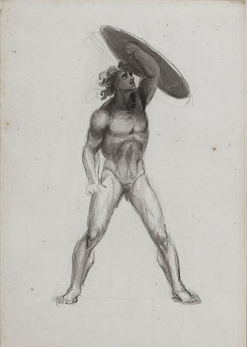 Study of Satan for 'The Fall of the Rebel Angels'