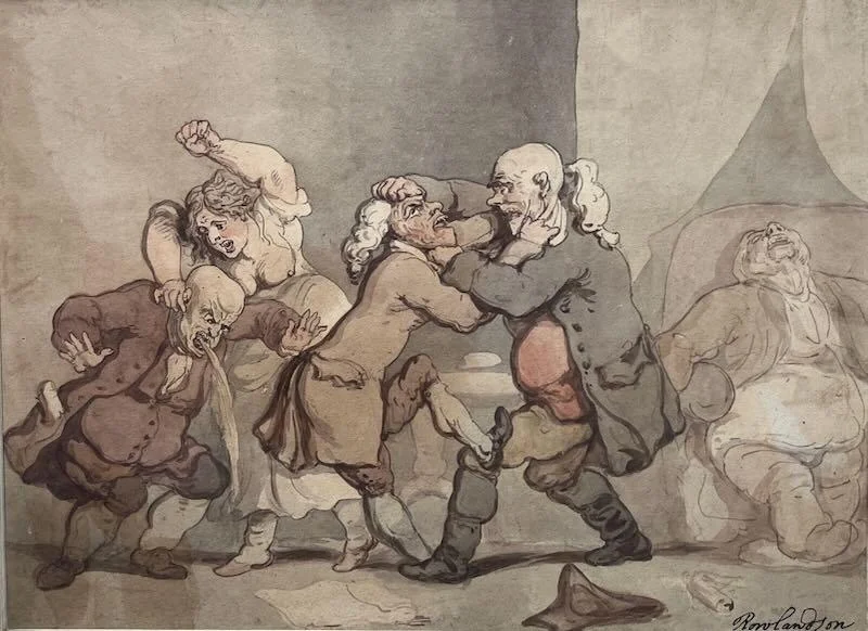Thomas Rowlandson - Doctors Differ and their patients die