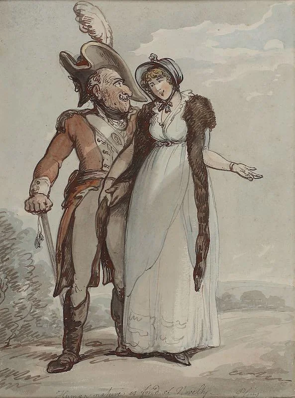 Thomas Rowlandson - ‘Human nature is fond of Novelty’ Pliny