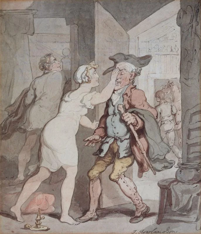 Thomas Rowlandson - The One-Eyed Husband or the Wife’s Dream