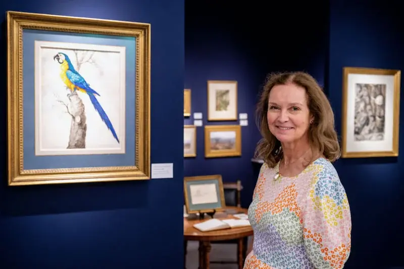 Karen Taylor Fine Art stand at Masterpiece 2022, displaying British watercolours and drawings