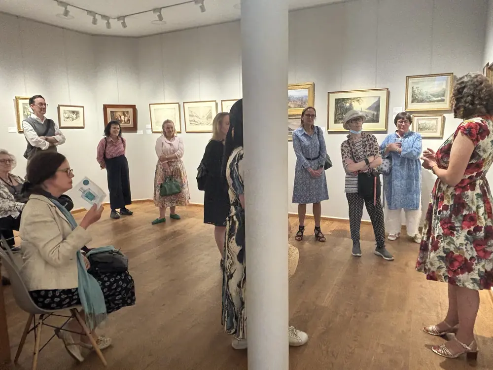 Karen Taylor Fine Art stand at the Classic Art London 2026 summer exhibition of British women artists