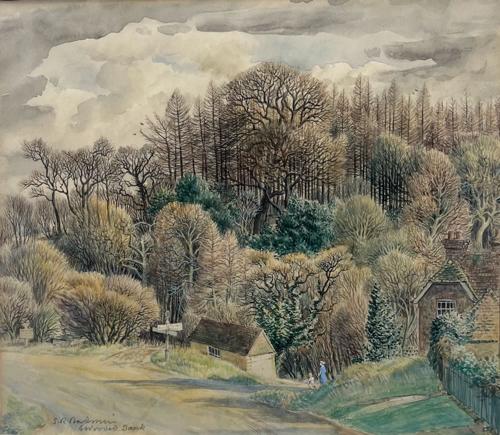 A wooded bank near West Lavington, Middlesex