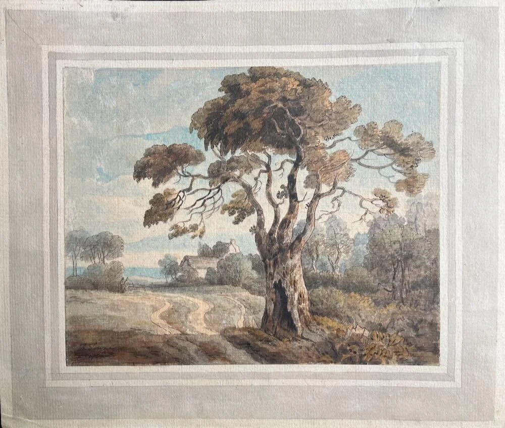 Francis Towne - Going to Hornsey, near London