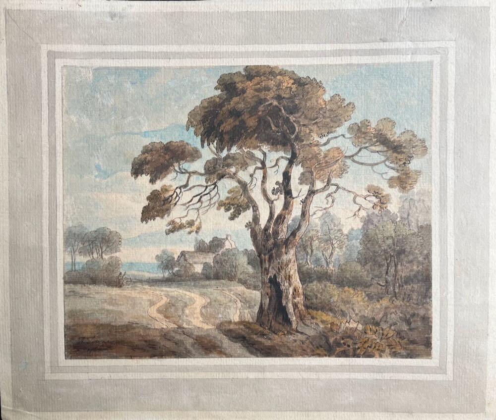 Francis Towne - Going to Hornsey, near London