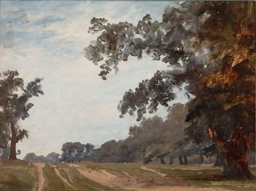 Hyde Park from the artist’s painting room window at Knightsbridge, 1793