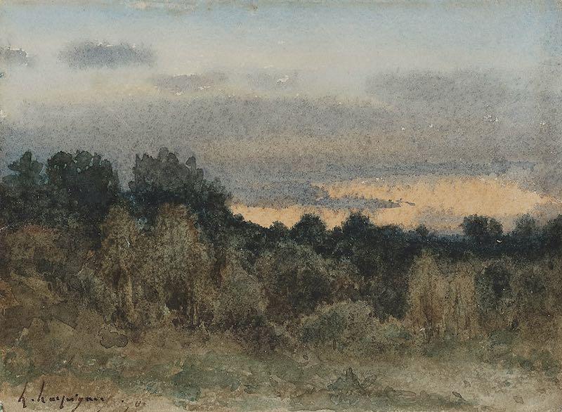 Henri-Joseph Harpignies - L'Aube
