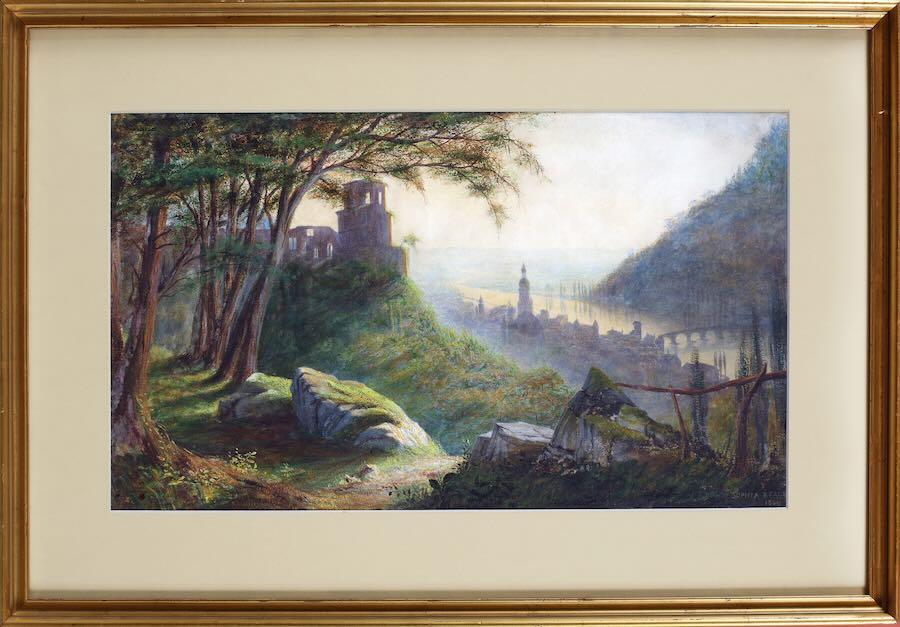 Sarah Sophia Beale - A view of Heidelberg, Germany