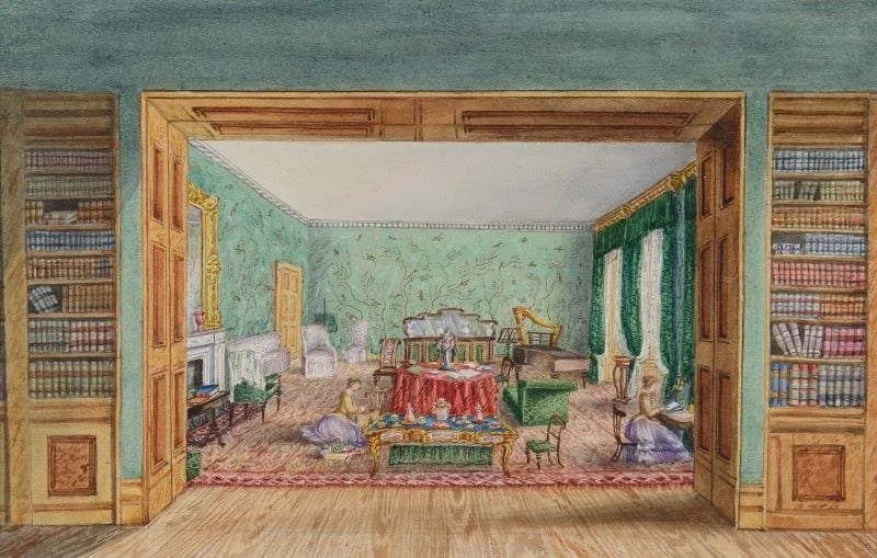 Charlotte Bosanquet - The Drawing Room, Fairford Park, Gloucestershire