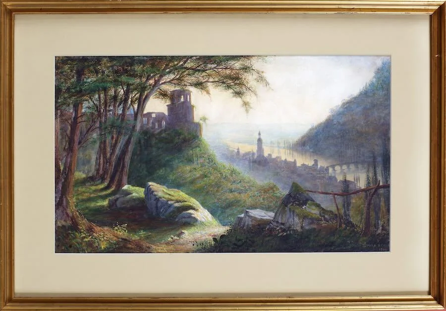 Sarah Sophia Beale - A view of Heidelberg, Germany